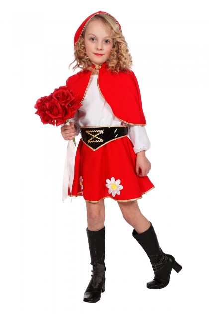 Jurkje met rode cape