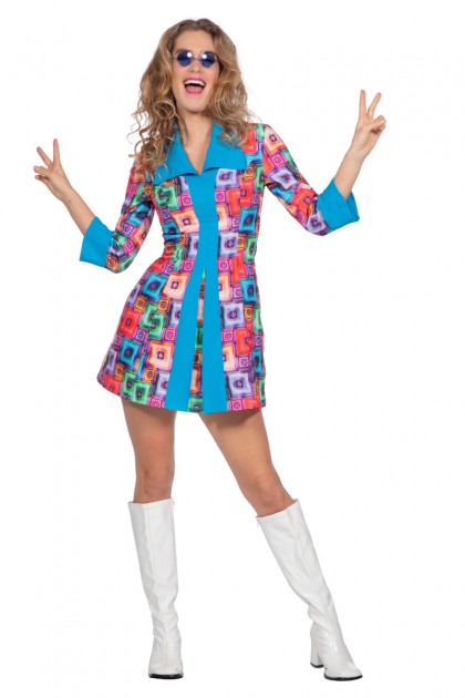 Jurk seventies blok