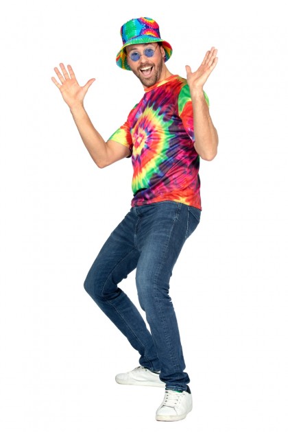 Shirt hippie tie dye (V)